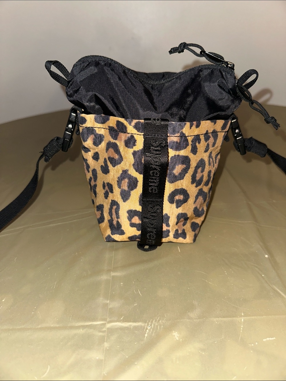 Supreme Leopard Neck Pouch
